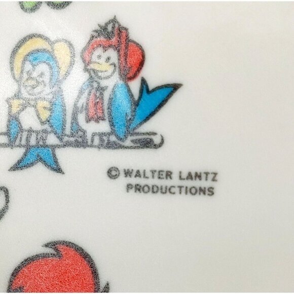 Woody Woodpecker Arrowhead Envoy 710 Vintage Bowl & Campfire Plate 60s - Picture 4 of 9